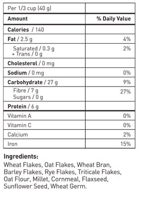Nutrition Information