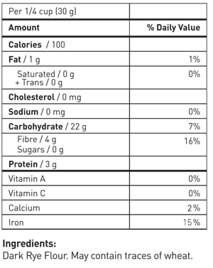 Nutrition Information